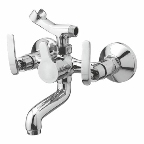 Wall Mixer Telephonic with Hand Shower Arrangement only with Crutch Chrome